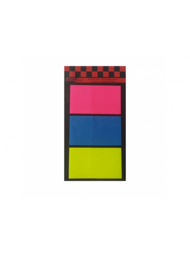 Stick index plastic 45*25 mm, 3 culori neon*20 file
