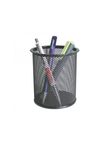 Suport metalic pentru instrumente de scris Mesh NEGRU