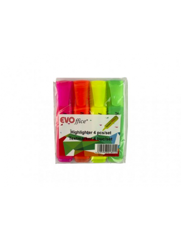 Textmarker 4 culori/set