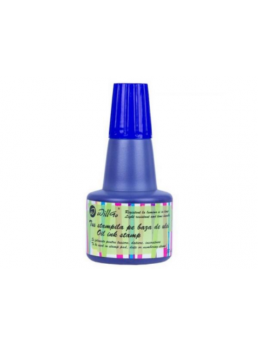 Tus stampila pe baza de ulei 30 ml Willgo ,albastru