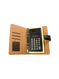 Organizer mic cu calculator, 19.2*12.5 cm, inchidere cu clapa - negru